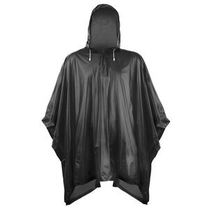 Splashmacs Unisex Adults Mens /Womens Plastic  Poncho /Rain Mac /Jacket / Black